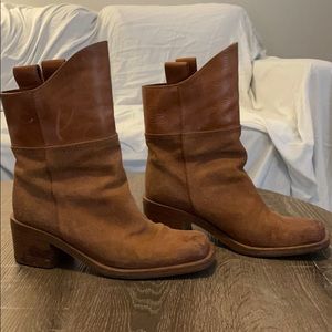 Chanel Distressed Boots